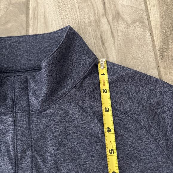 Peter Millar Crown Crafted Stealth Performance Zip Pullover Men’s Sz Small Logo - Picture 7 of 12